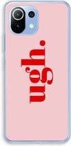 Case Company® - Coque Xiaomi Mi 11 Lite - Ugh - Coque souple pour téléphone - Protection sur tous les côtés et bord d'écran