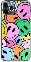 Case Company® - Hoesje geschikt voor iPhone 11 Pro Max hoesje - Smiley N°1 - Soft Cover Telefoonhoesje - Bescherming aan alle Kanten en Schermrand