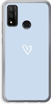 Case Company® - Hoesje geschikt voor Huawei P Smart (2020) hoesje - Klein Hart Blauw - Soft Cover Telefoonhoesje - Bescherming aan alle Kanten en Schermrand