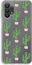 Case Company® - Hoesje geschikt voor Samsung Galaxy A32 5G hoesje - Cactus Lover - Soft Cover Telefoonhoesje - Bescherming aan alle Kanten en Schermrand