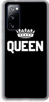 Case Company® - Hoesje geschikt voor Samsung Galaxy S20 FE / S20 FE 5G hoesje - Queen zwart - Soft Cover Telefoonhoesje - Bescherming aan alle Kanten en Schermrand
