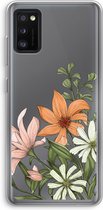 Case Company® - Hoesje geschikt voor Samsung Galaxy A41 hoesje - Floral bouquet - Soft Cover Telefoonhoesje - Bescherming aan alle Kanten en Schermrand