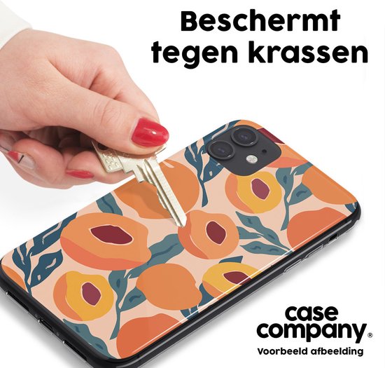 Case Company® - Protection pour iPhone XS - Pêche - Coque souple pour téléphone - Tous les côtés et protection des bords de l'écran