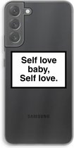 Case Company® - Hoesje geschikt voor Samsung Galaxy S22 Plus hoesje - Self love - Soft Cover Telefoonhoesje - Bescherming aan alle Kanten en Schermrand
