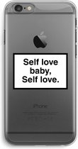 Case Company® - Hoesje geschikt voor iPhone 6 PLUS / 6S PLUS hoesje - Self love - Soft Cover Telefoonhoesje - Bescherming aan alle Kanten en Schermrand
