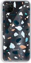 Case Company® - Hoesje geschikt voor Huawei P40 Lite hoesje - Terrazzo N°13 - Soft Cover Telefoonhoesje - Bescherming aan alle Kanten en Schermrand