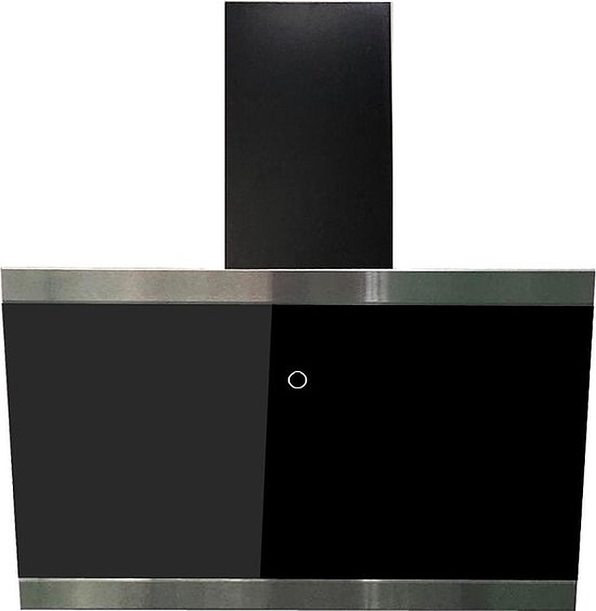 Schuine afzuigkap 60 cm - A++ label - zwart - 479,8 m3/h - Touchscreen - Glas - CH89060S