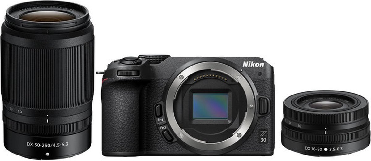 Nikon Z30 - Systeemcamera - + 16-50mm + 50-250mm Dubbelzoomkit - Nikon