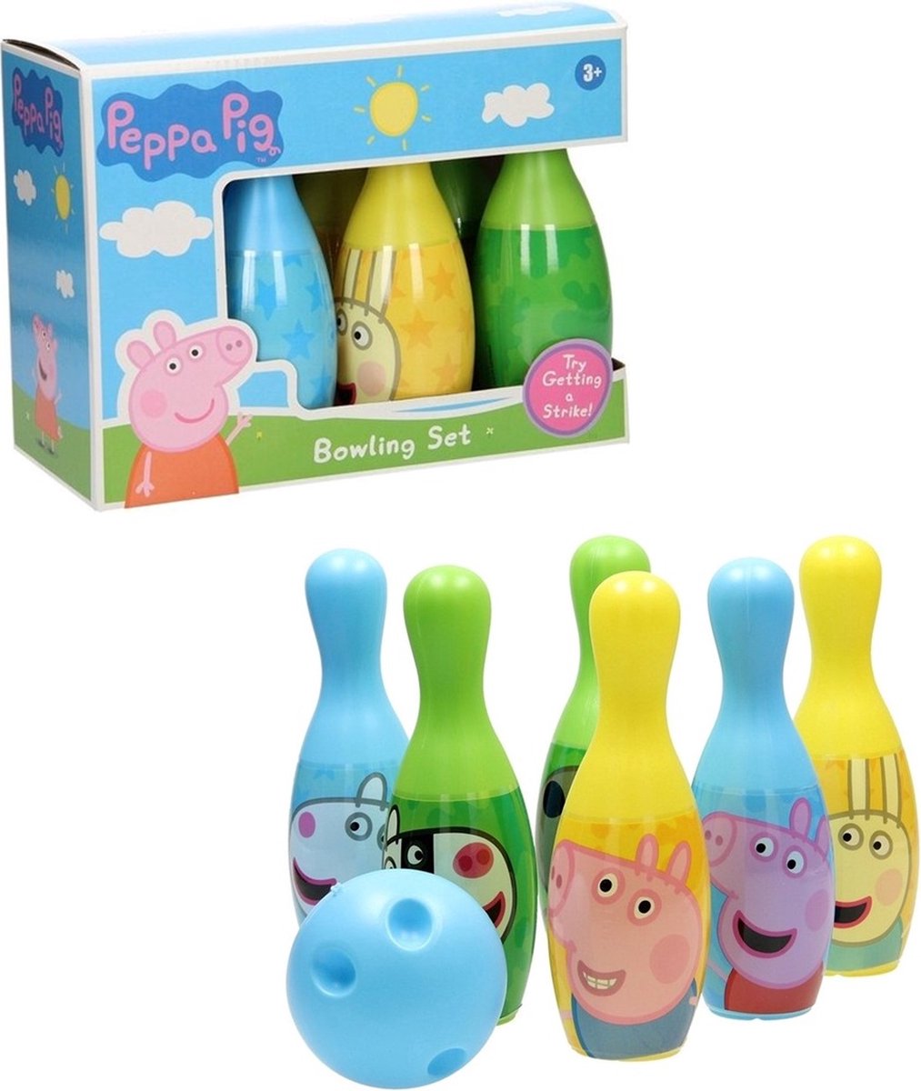 Peppa pig bowling set cheap