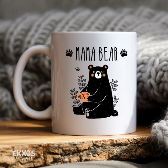 Mug Maman Bear - Cadeau fête des mères - Fête des mères - Cadeau Saint Valentin - Cadeau pour femme - Mugs et tasses - Cadeau pour maman - Cadeau Maman - Saint Valentin - Verres à thé - Tasse à café
