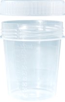 Urine Potjes – 10 Stuks - 60 ML – Afsluitbaar – Herbruikbare Containers - Lekvrij