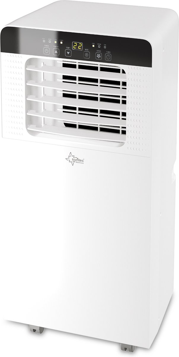 SUNTEC mobiele lokale airconditioner Motion 2.0 Eco R290 | airco voor ruimten tot 25 m² | luchtafvoerslang | koeler & ontvochtiger met ecologisch koelmiddel | 7.000 BTU/h | voor huis & kantoor