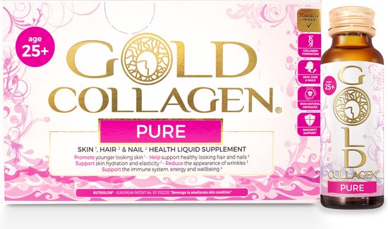 gebroken Invloedrijk Recensent Gold Collagen Pure 25+ (10 flesjes x 50ml) - De N°1 collageen wereldwijd |  bol.com