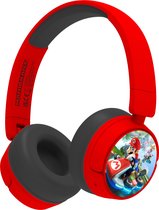 Mario Kart Wireless Junior Headphones - Volume Limiting - Microphone - Pliable - Long Playtime