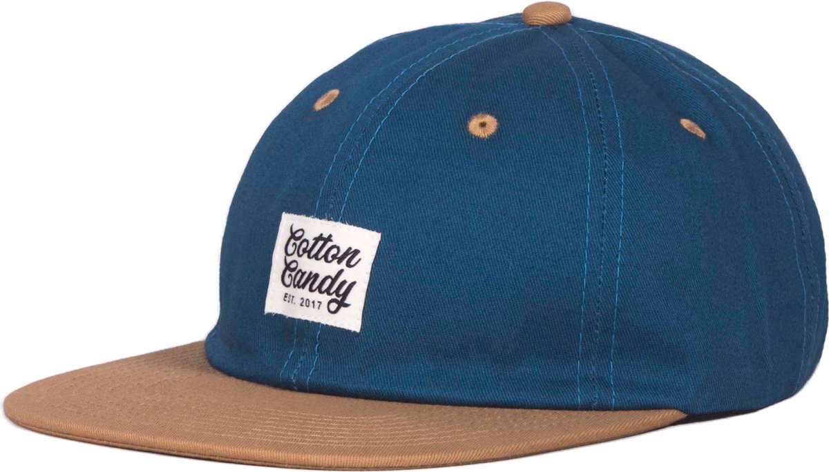 Cotton Candy - 6-panel Cap Blue / Light Brown