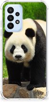 TPU Siliconen Hoesje Samsung Galaxy A23 GSM Hoesje met doorzichtige rand Panda