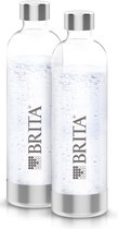 BRITA - SodaONE - Kunststof Bruiswatertoestel flessen - 2 x 1L PET-fles