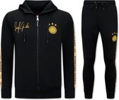 Mannen Trainingspak - Hooded Ribbon - Zwart / Gold