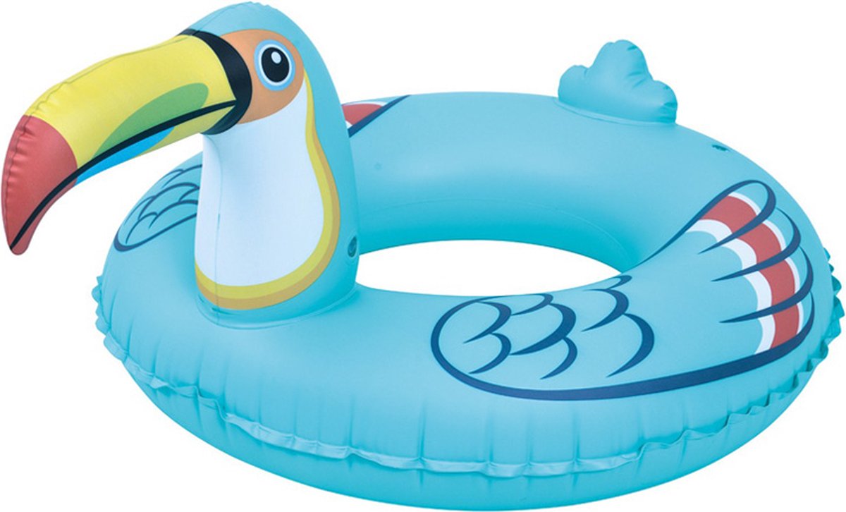 Oneiro's Luxe Zwemband Toekan | 106cm - zomer - tuin - spelen - speelgoud - buitenspeelgoed - zwembad - zwemmen - zomer - intex - tuinaccessoires - koelen