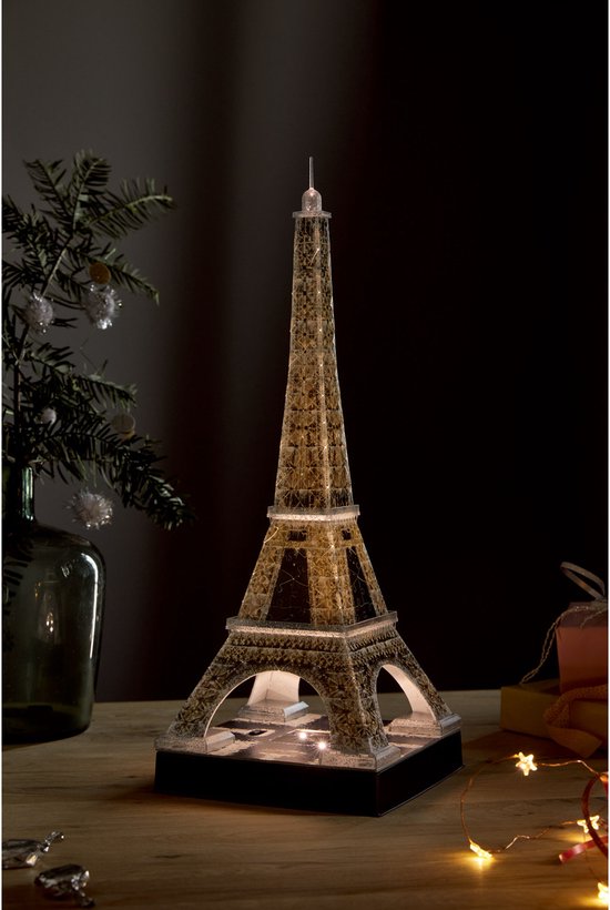 Mondwater Herrie hoofdzakelijk Ravensburger Eiffeltoren Night Edition- 3D puzzel gebouw - 216 stukjes |  bol.com