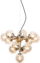 QAZQA bianca - Art Deco Hanglamp eettafel - 13 lichts - Ø 48.5 cm - Brons - Woonkamer | Slaapkamer