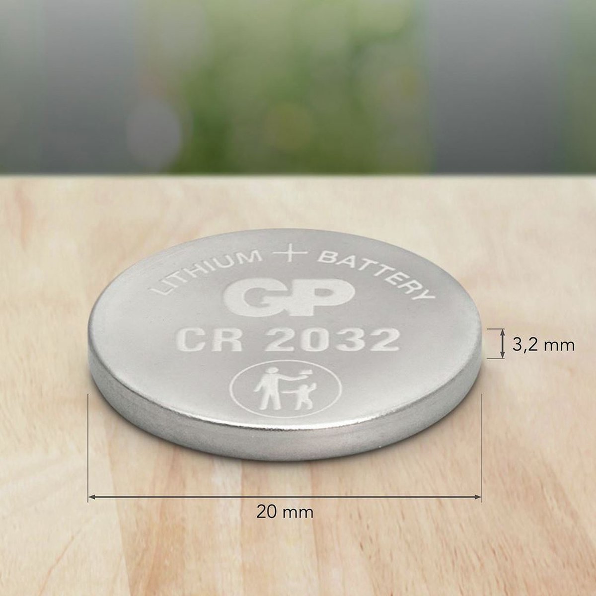 GP Lithium CR2032 knoopcelbatterijen - 5 stuks | bol.com