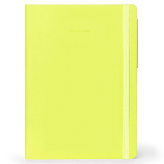 Legami My Notebook Large Lime Green - Blanco