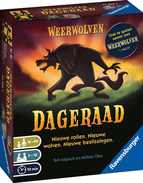Thumbnail van een extra afbeelding van het spel Ravensburger Weerwolven Dageraad - Pocketspel