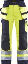 Blaklader Multinorm werkbroek 1579-1514 - High Vis Geel/Marineblauw - C58