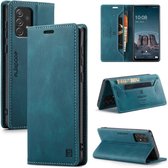 Hoesje geschikt voor Samsung Galaxy A33 5G - Wallet Book Case - Magneetsluiting - met RFID bescherming - Blauw
