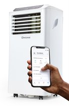 DHOME DA9KSWE Mobiele Airco 9000 BTU - Smart WiFi Airconditioning - Aircooler - Luchtontvochtiging - Met Ventilatorstand - Voor Slaapkamer en Woonkamer