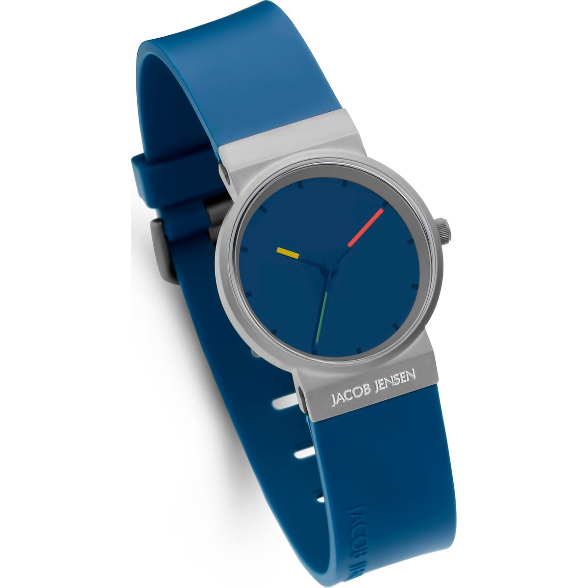 Jacob Jensen - Dames Horloge Analoog Quarz One Size 32020798 - Blauw