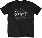 Slipknot - Logo Star Heren T-shirt - XXL - Zwart