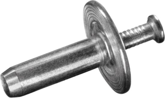 GOEBEL® - 250 x Rivets aveugles à marteau 4,8 x 30 mm - Aluminium AlMG 3 / Inox A2 - Tête plate - MARTEAU - 6060648300 - Rivet aveugle