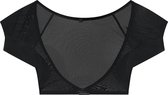 ConfidenceForAll® Dames DryDress Anti Zweet Topje met Ingenaaide Okselpads - Maat 42 XL - Zwart