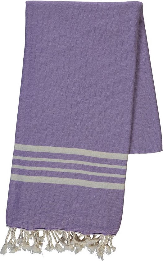 hiPPs Serviette de Hammam de Luxe VIOLET TRADITIONNEL | Chiffon de sauna |  Serviette... | bol.com