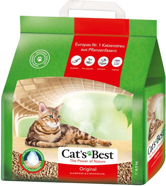 Cat's Best - Original - Kattenvakvulling - 10ltr/4,3kg