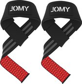 JOMY Lifting Straps voor Fitness - Wrist Wraps - Polssteun voor Gewichten - Halterriemen - Set van 2 Stuks