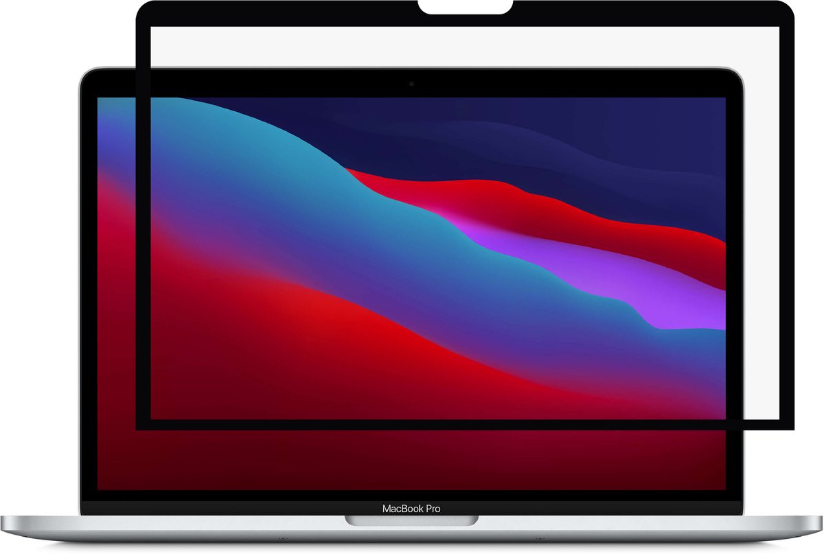 GrizzlyCoat Screenprotector geschikt voor Apple MacBook Pro 13 Inch (2016-2023) | GrizzlyCoat Screenprotector Anti-Glare Folie - Case Friendly - Zwart