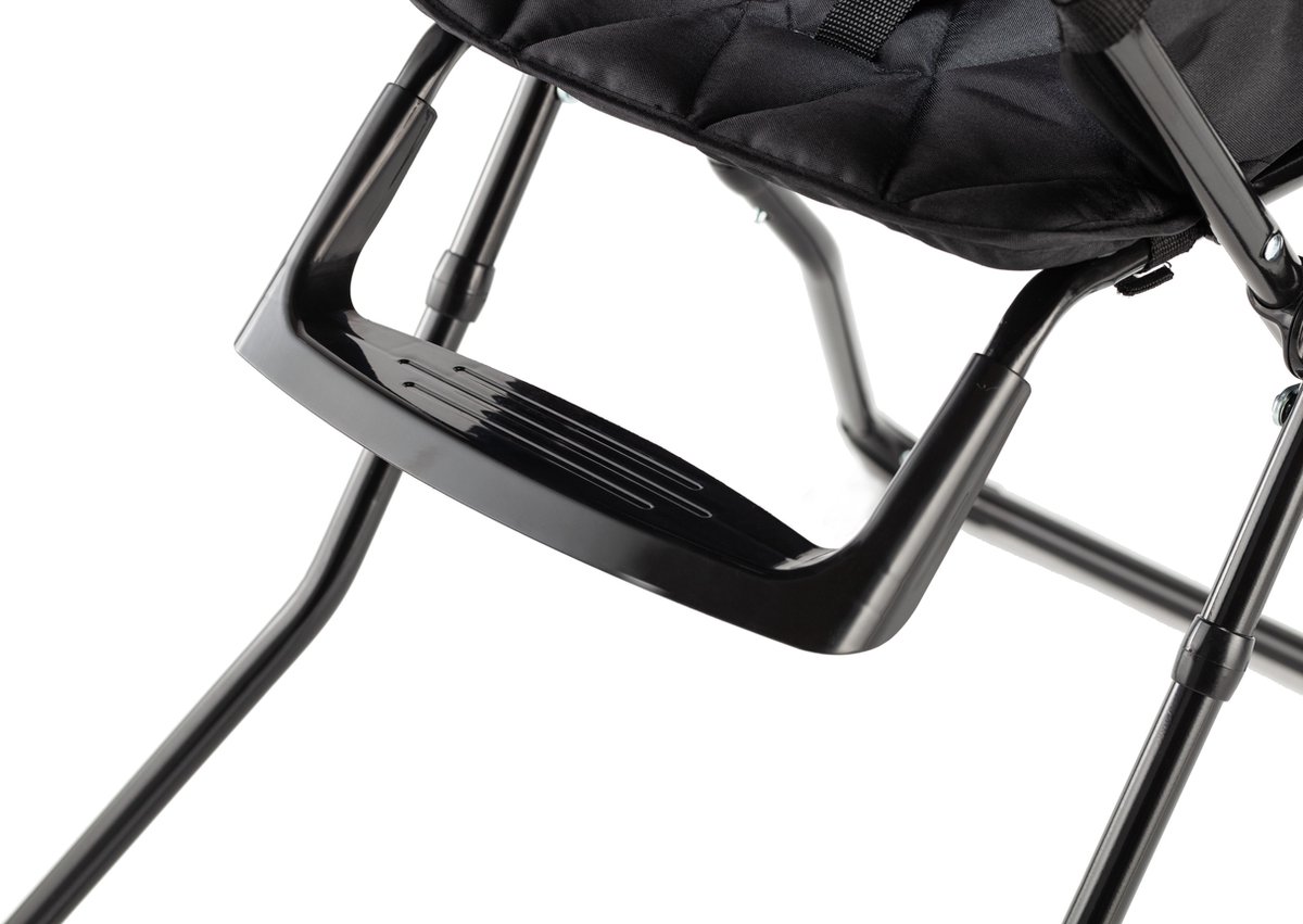 Cabino Kinderstoel Inklapbaar – Eetstoel Baby – Compact en Opvouwbaar – Geschikt vanaf 6 Maanden – Grijs – foto 7