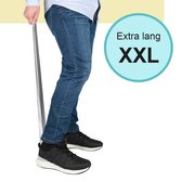 Lynnz® schoenlepel XXL premium kwaliteit metaal RVS - extra lang 70cm - stevig - schoentrekker - schoen lepel - schoenlepels - heren - dames