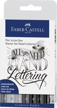 Faber-Castell Pitt Artist Pen - Base Handlettering - 8 pièces