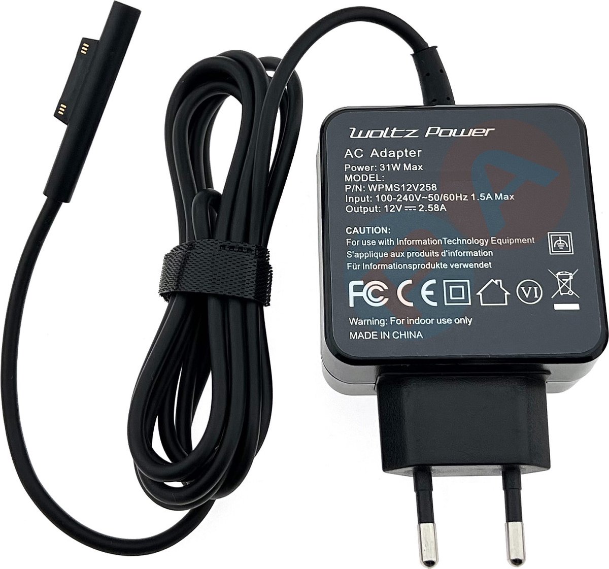 Laptop Oplader 12V - 2.58A geschikt voor Microsoft Surface Go 1825
