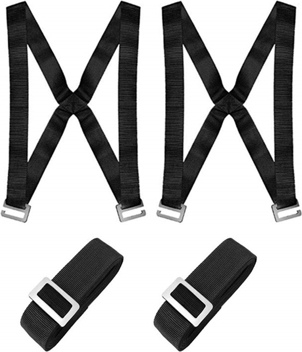 Wiwi Home Move - Verhuis Harnas met Tilbanden Set - Verhuishulp - Moving Straps - Belt voor Verhuizing - 2 persoons draagriem - Transportriem - Hijsband - Spanbanden - Verhuisdozen - Ergonomisch - 2 gebruiksfuncties