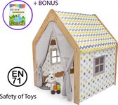 MineraKids® Speeltent | Speeltent meisjes & jongens | Speelhuisje | Speelhuisje binnen & buiten | Stevige Speeltent | Speeltent met ramen | Speeltenten | Kids Play House