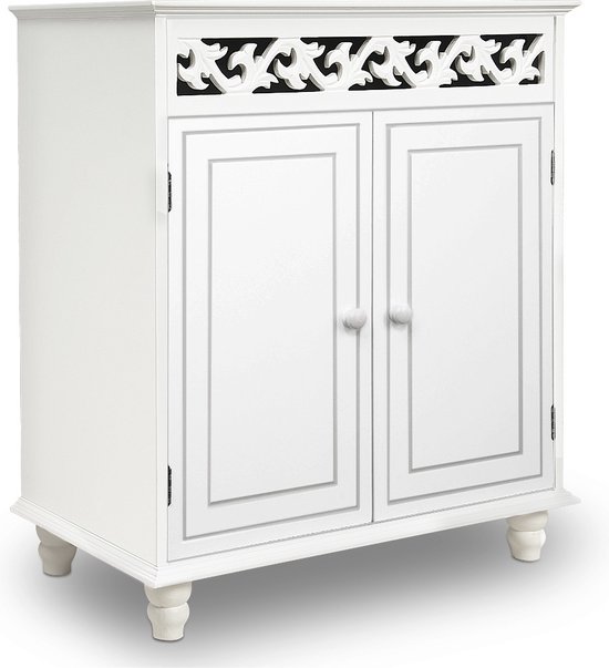 Monzana Commode -armoire en blanc
