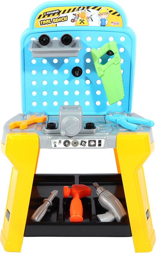 Speelgoed Gereedschap Jongens - Speelgoed Werktafel - Speelgoed Boormachine  | bol.com