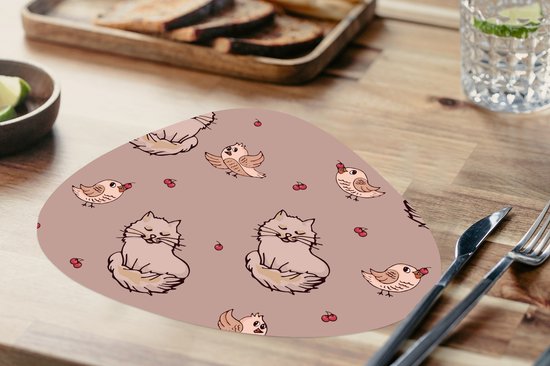 Set de table bio - Napperons bio - Sets de table - Animaux - Enfants - Motifs - 10 pièces