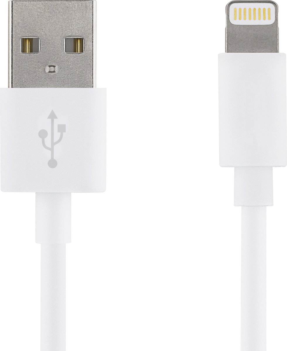 NÖRDIC LGNG-507 USB naar Lightning kabel - 3m - Wit