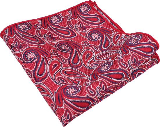 TigerTie Pochet 100% Katoen - Effen Lichtblauw 26x26 Cm Hoogwaardige Zakdoek